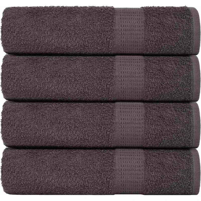 FROGN badehåndklæder 4 stk. 100x150 cm - Antracit