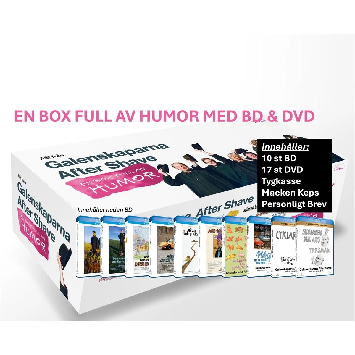 Galenskaparna - En boks fuld af humor (10 Blu-ray + 17 DVD)