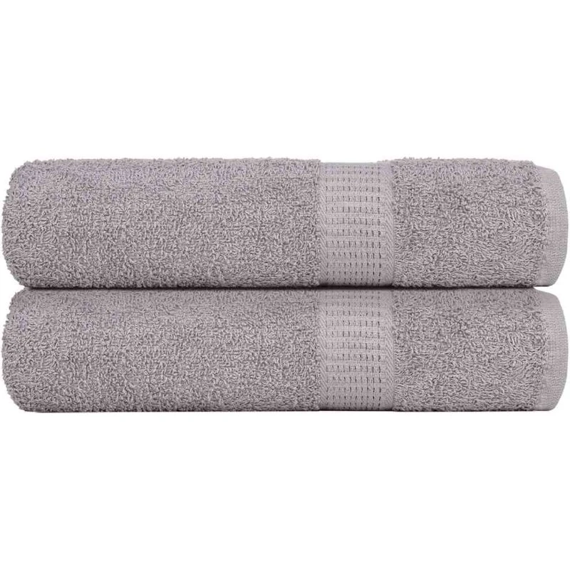 FROGN Badehåndklæder 2 stk. 100x150 cm, 360 g/m² – Grå