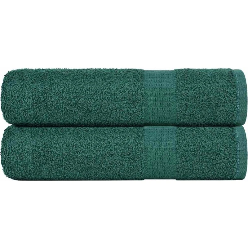 FROGN brusehåndklæder 2 stk. grøn 70x140 cm 360 gsm