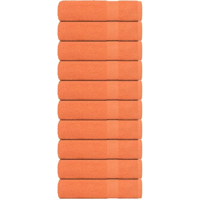 FROGN badehåndklæder 10 stk orange 70x140 cm 360 gsm