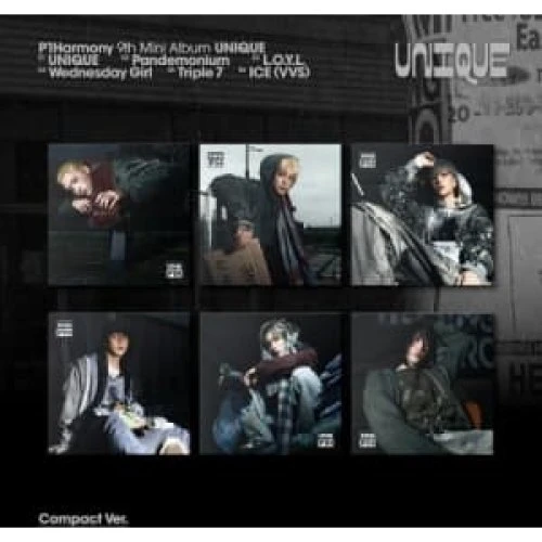 P1Harmony - Unique (Compact Ver.) Mini Album + Fotokort