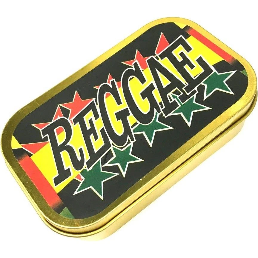 Tobaksetui med reggae-design