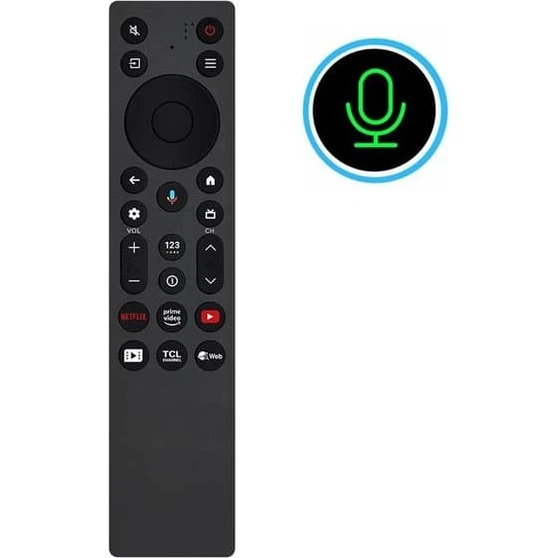 TCL RC813A FMB1 Fjernbetjening med stemmestyring