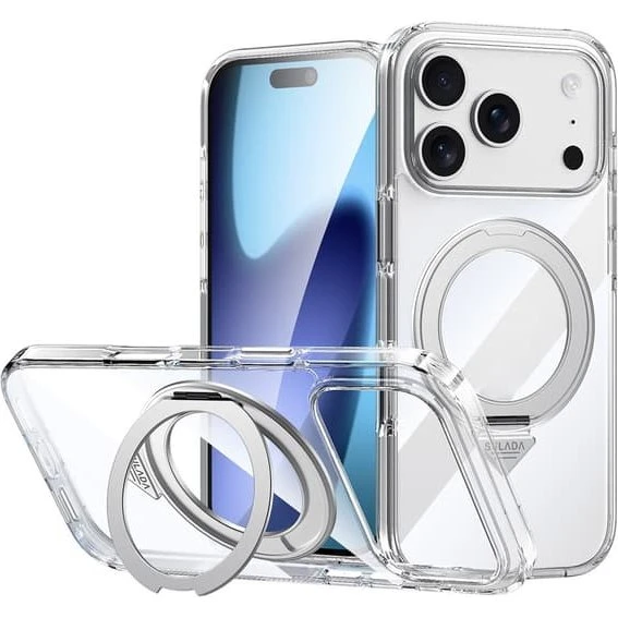 SULADA Magnetisk Cover til iPhone 17 Pro Max med Kickstand - Klar
