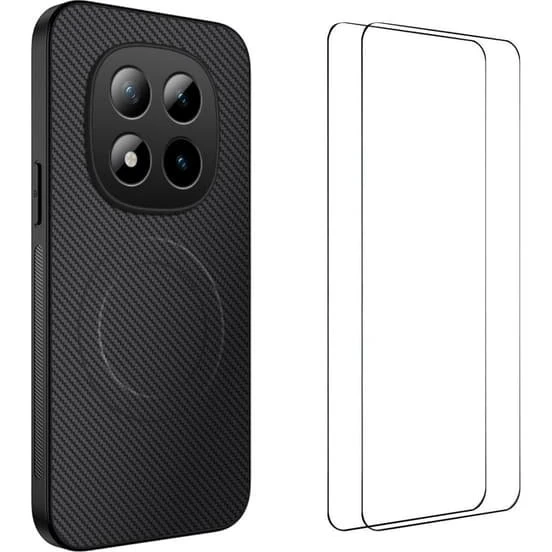 WANLONFENG Magnetcover til Xiaomi Redmi Note 15 Pro 5G - Sort