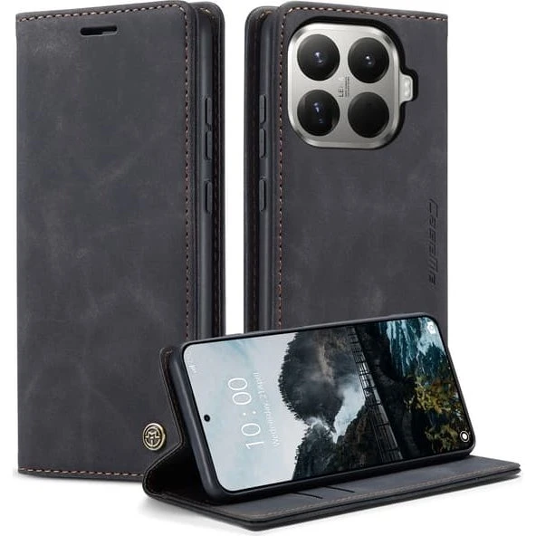 CASEME Retro Pung Taske til Xiaomi 15T Pro - Sort