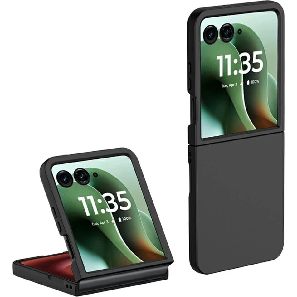 Motorola Razr 60 Ultra 5G Etui - Skin-Touch Sort