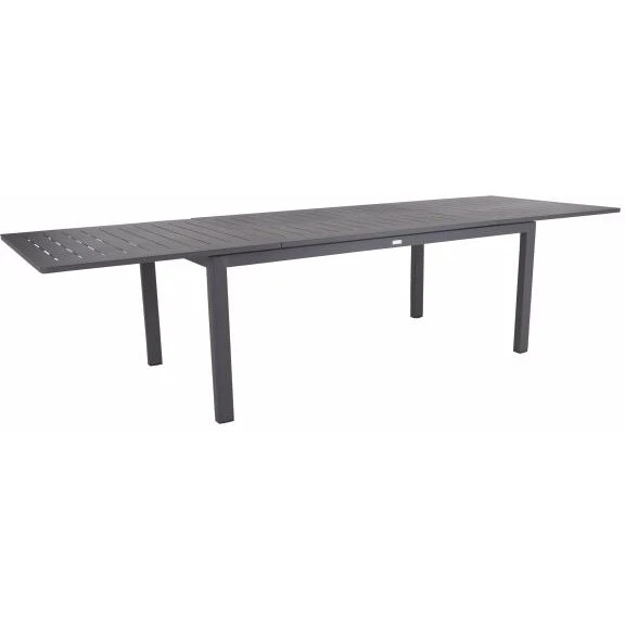 Lomma udtræksbord antracit 194–312×100 cm