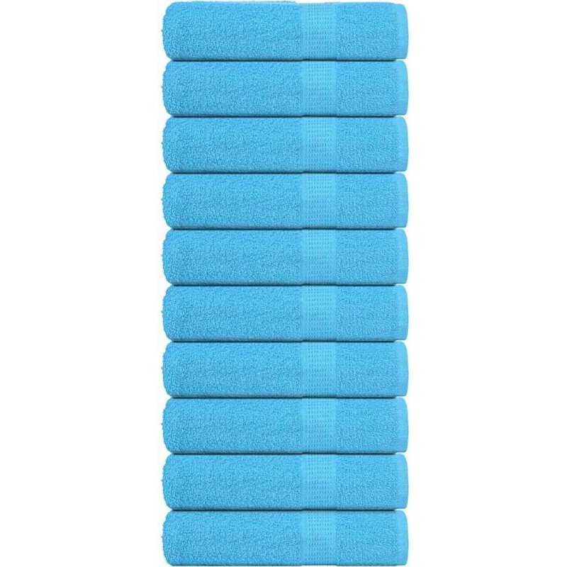 FROGN badehåndklæder 10 stk turkis 100x150 cm 360 gsm