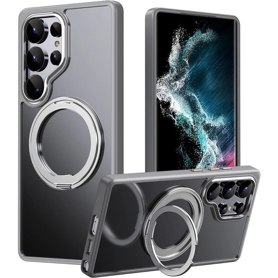 Samsung Galaxy S25 Ultra Cover med MagSafe og 360° Stativ