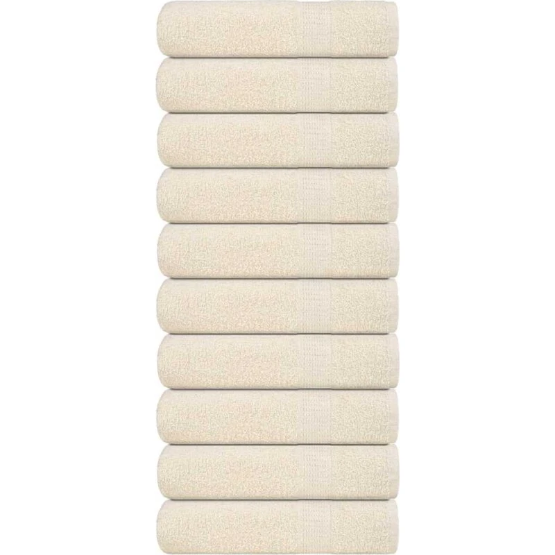 FROGN badehåndklæder 10 stk creme 100x150 cm 360 g/m²
