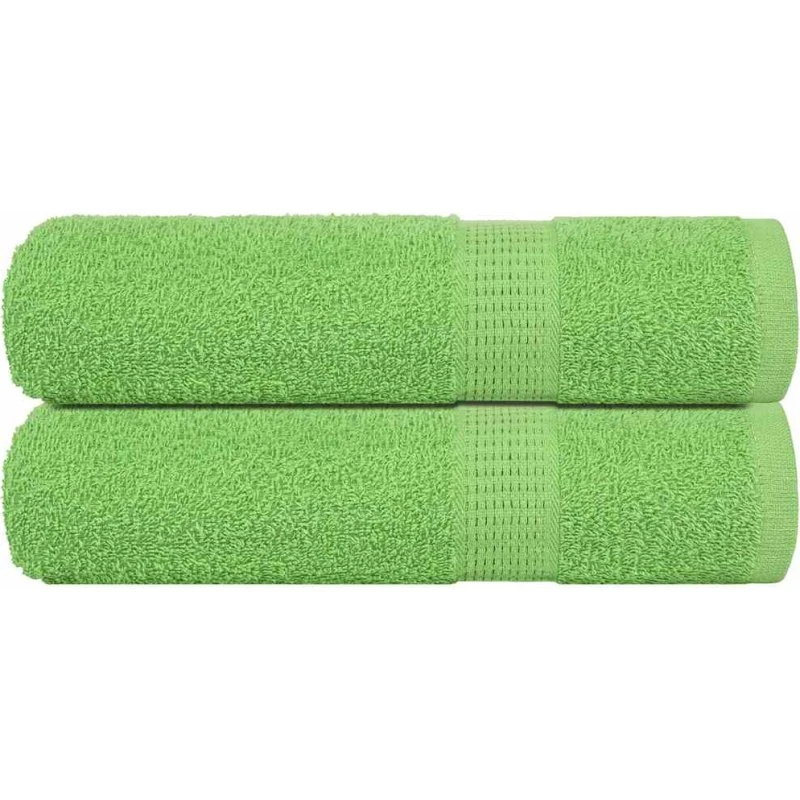 Frogn badehåndklæder 2-pak 70x140 cm æblegrøn 360 gsm