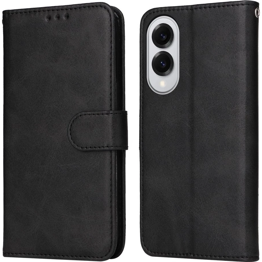 SKALO Samsung S25 Edge PU-læder Flip Cover