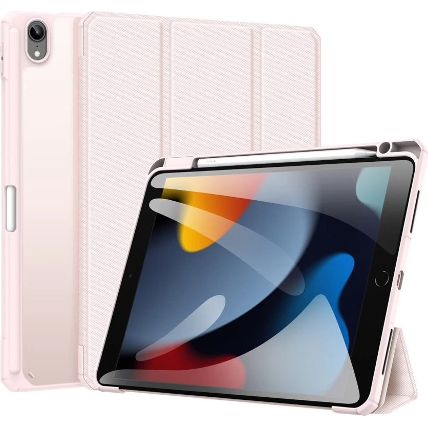 DUX DUCIS iPad 11" (2025) TOBY Series Trifold Flip Cover - Pink