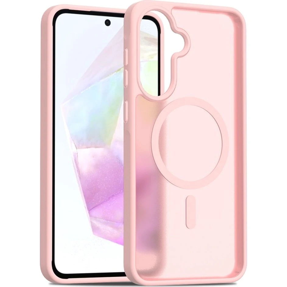 SKALO Skin-touch Hybrid Cover til Samsung A56 5G - Pink