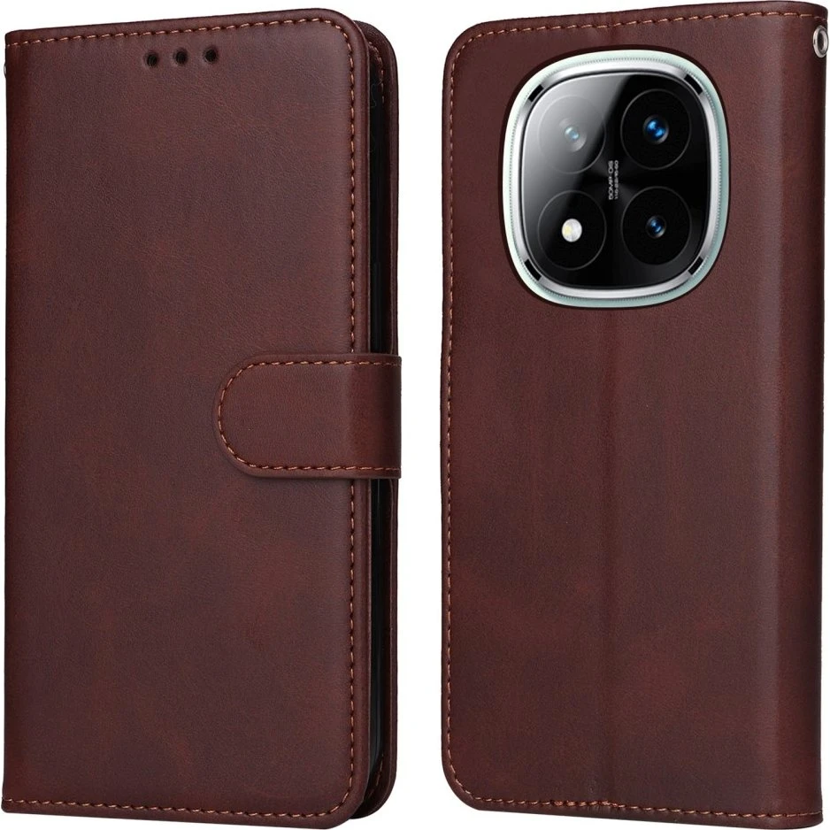 SKALO Xiaomi Redmi Note 14 Pro 5G PU-læder Flip Cover