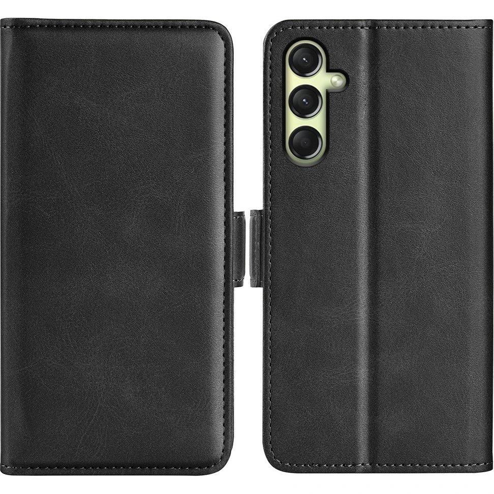 SKALO Samsung A16 Premium Wallet Flip Cover - Sort