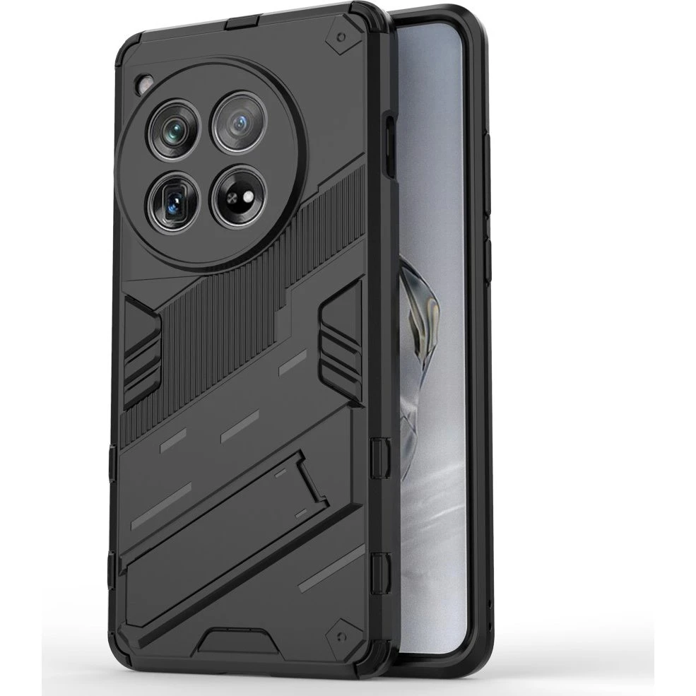 SKALO OnePlus 12 5G Hybrid BIBERCAS Cover - Sort