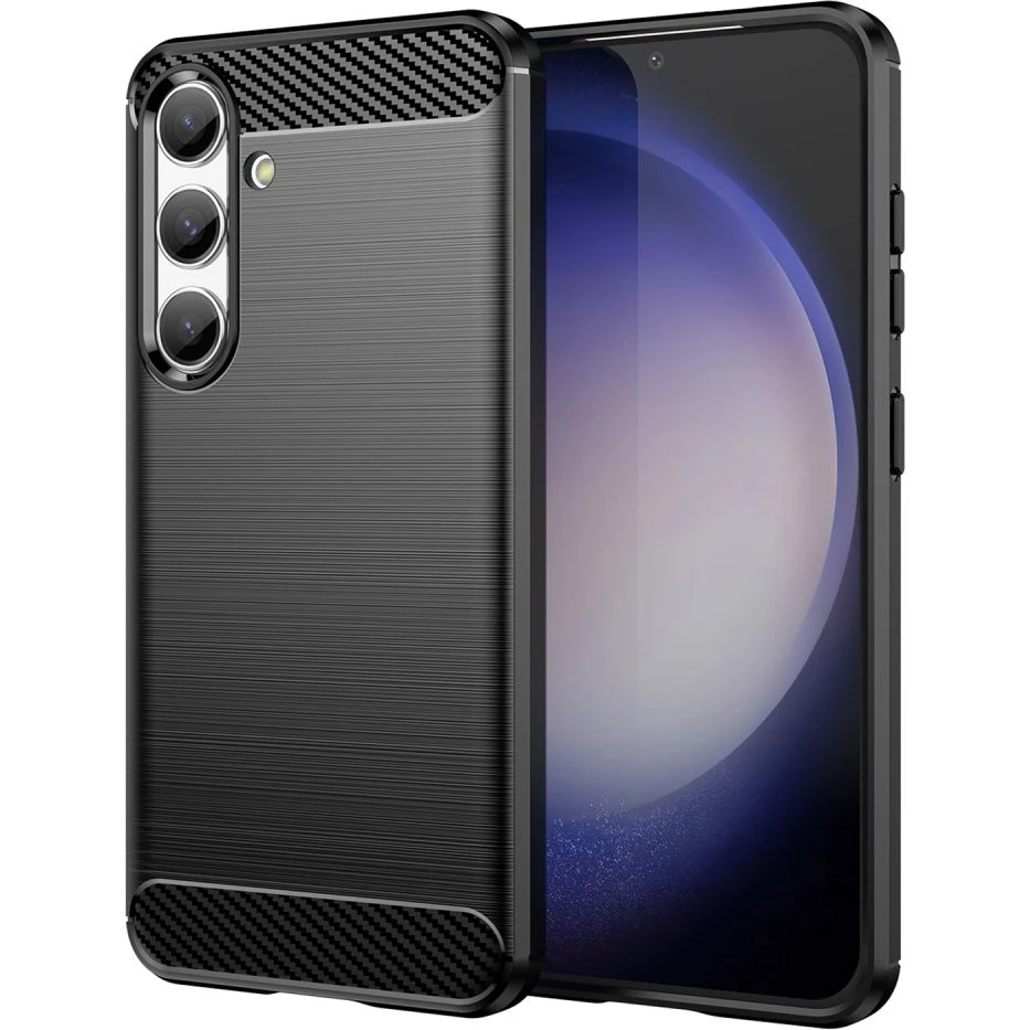 SKALO Samsung S24 Armor Carbon TPU-cover