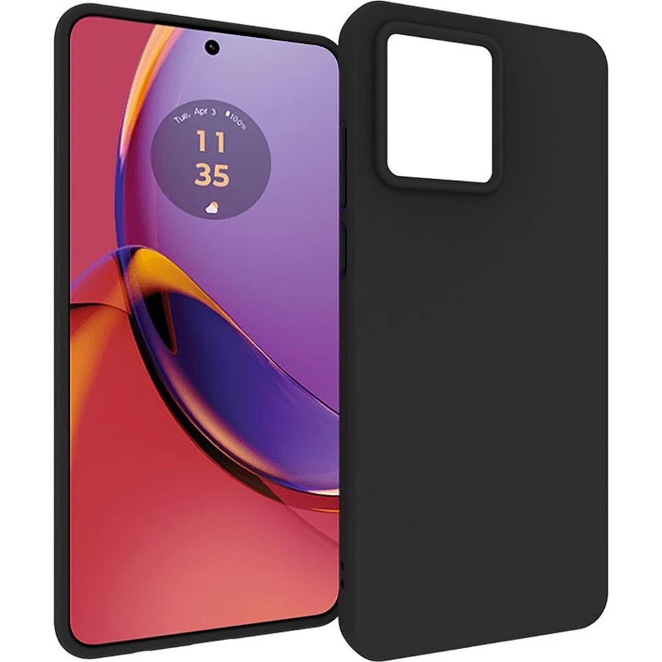 SKALO Motorola Moto G84 5G Cover - Mat Sort Ultra-tynd TPU