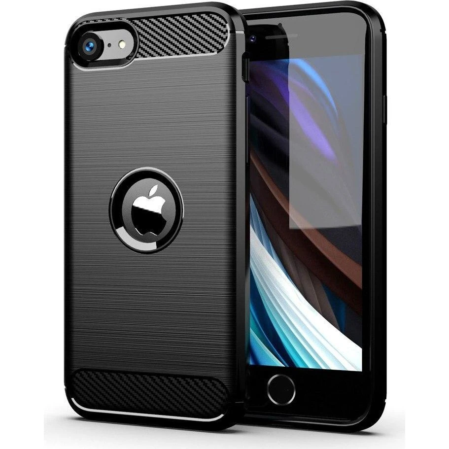 SKALO Armor Carbon Cover til iPhone SE (2020/2022)