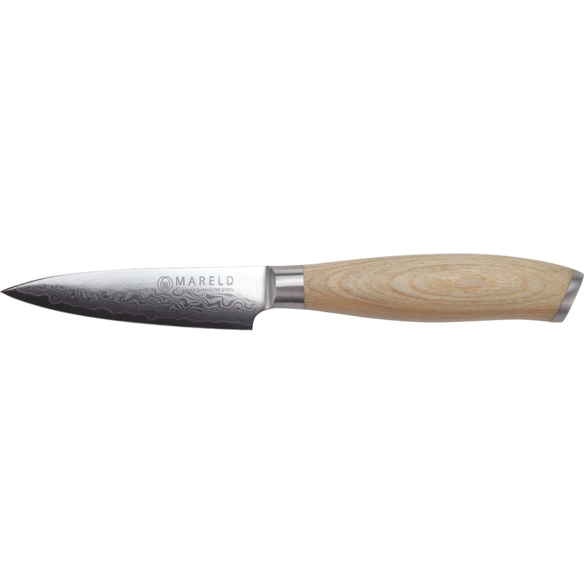 Mareld Akio Urtekniv, 9 cm - Japansk Damaskstål