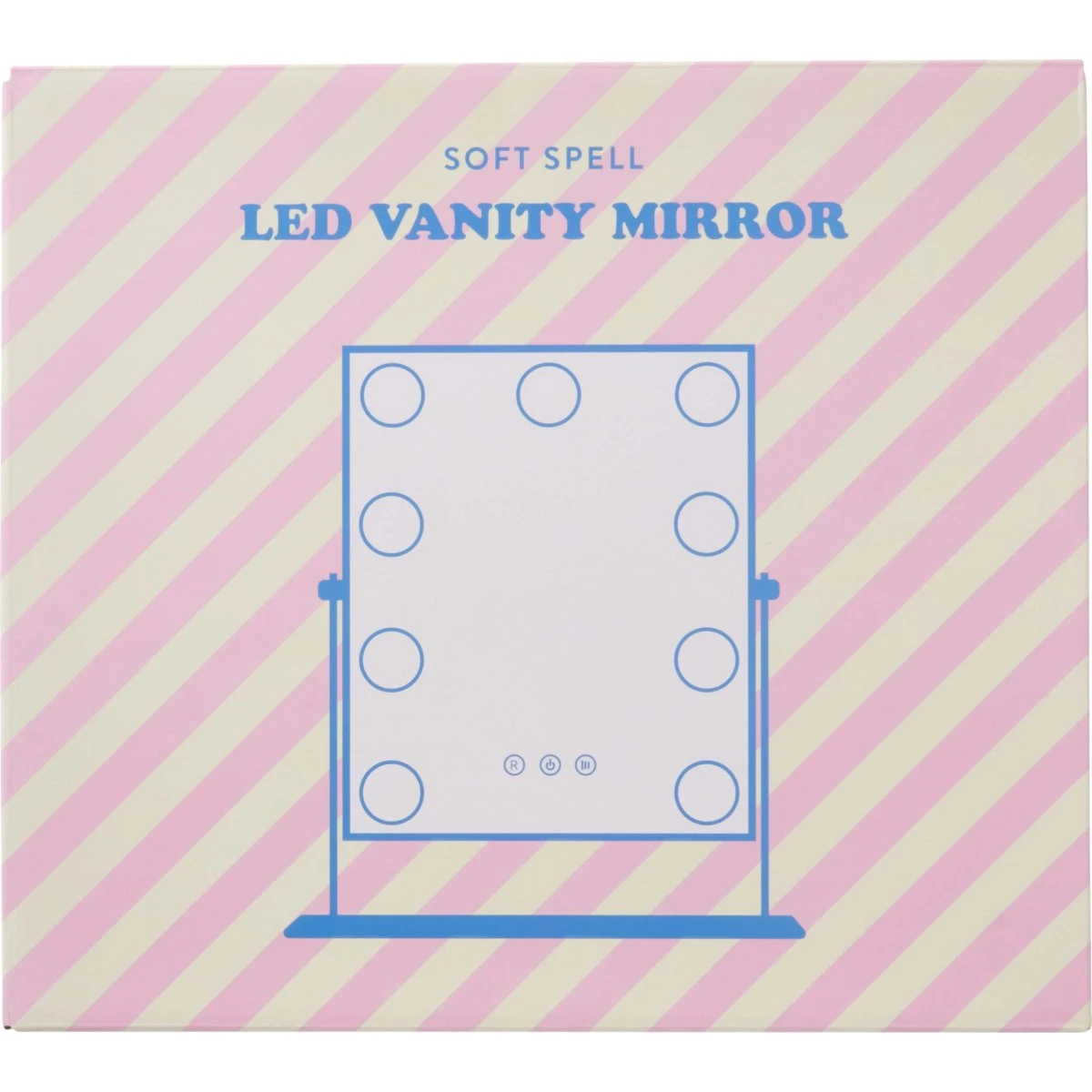 Soft Spell Hollywood LED Mirror - Hvidt makeup-spejl 39,5x35 cm