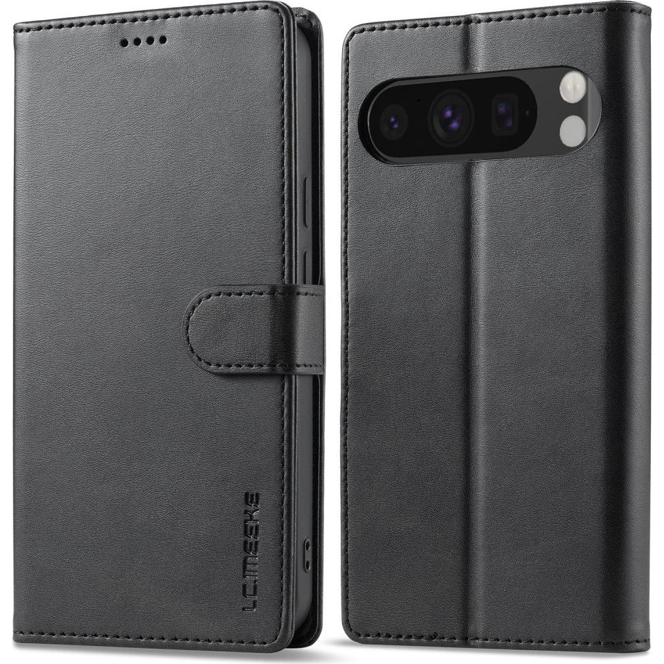 LC.IMEEKE Flipcover til Google Pixel 9 Pro XL - Sort