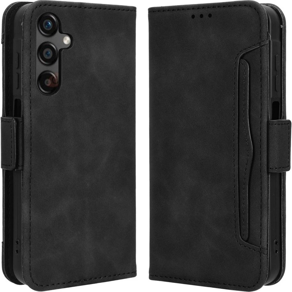 Samsung Galaxy A25 Wallet Stand Flip Cover - Sort