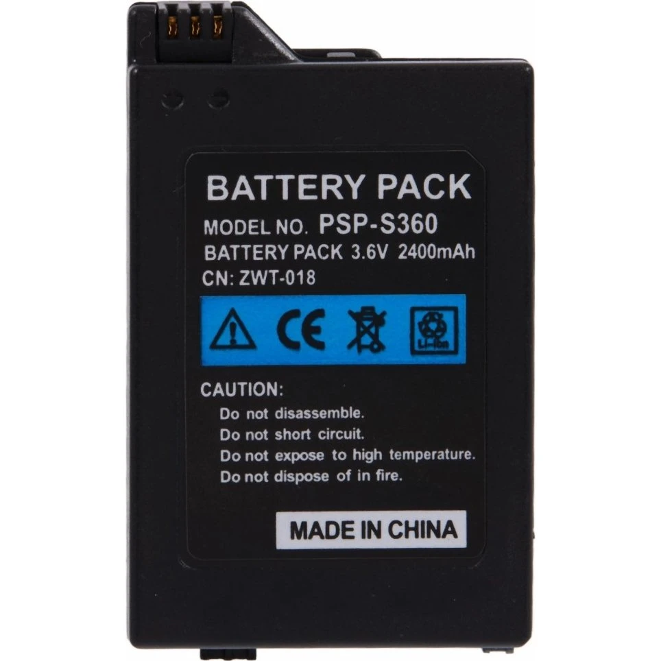 Sony Playstation Portable 2000/3000 Batteri 3.6V 2400mAh PSP-S360
