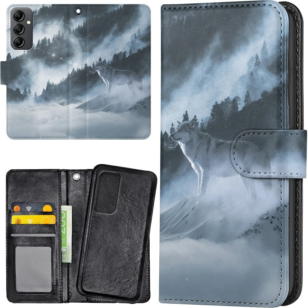 Samsung Galaxy S24 Plus Etui med Pung - Arctic Wolf