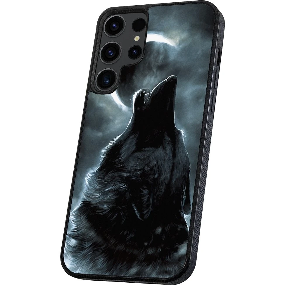 Samsung Galaxy S25 Ultra Cover Wolf - Sort