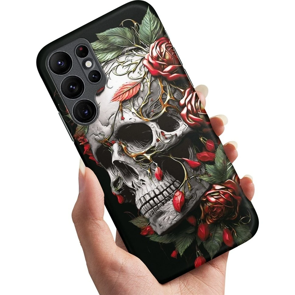 Samsung Galaxy S25 Ultra Cover - Skull Roses