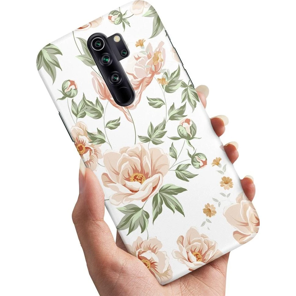 Xiaomi Redmi Note 8 Pro Cover - Blomstermønster