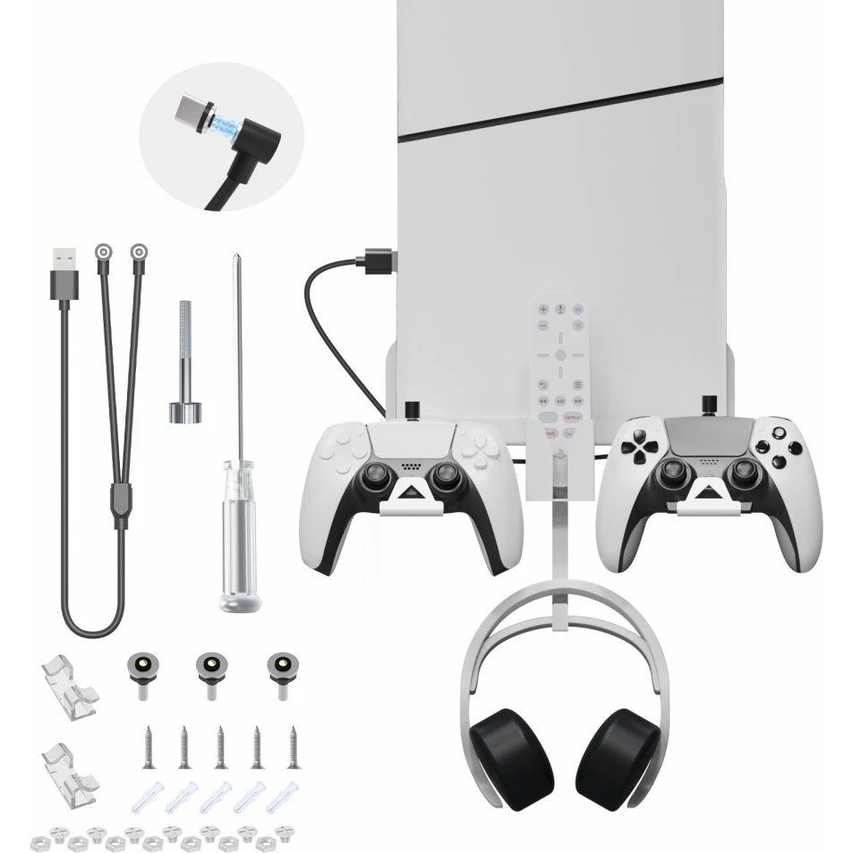 JYS P5177 Vægbeslag til PlayStation PS5 Slim