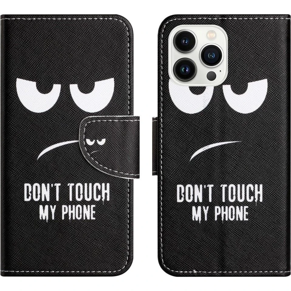 iPhone 15 Pro Wallet Stand Case - Læder med kortlommer