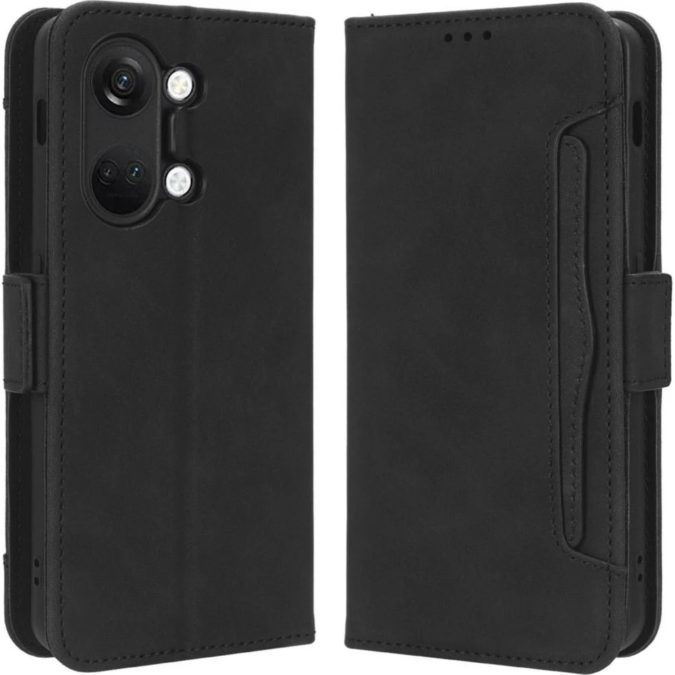Wallet Stand Flip etui til OnePlus Nord 3 5G - Sort