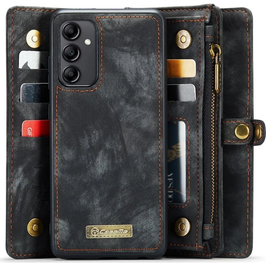CASEME 2-i-1 Tegnebogstaske til Samsung Galaxy A54 5G - Sort