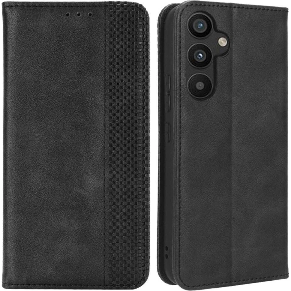 Wallet Stand Flip - Læderetui til Samsung Galaxy A34 5G - Sort