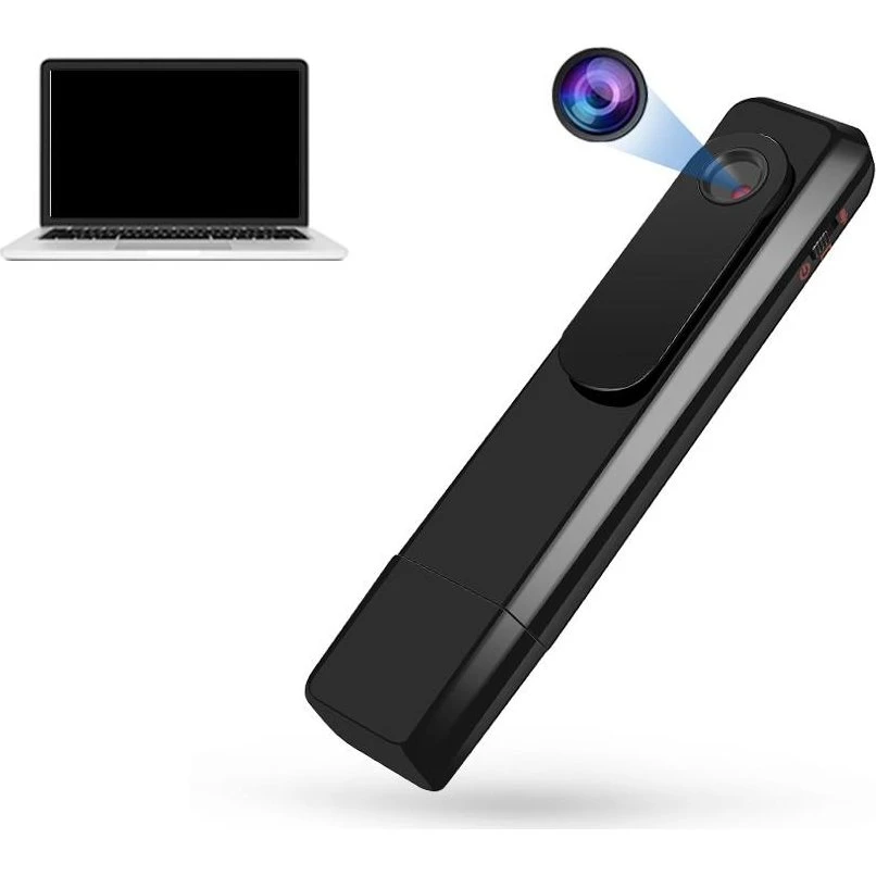 1080P Mini Kamera & Stemmeoptagerpen med HD-video