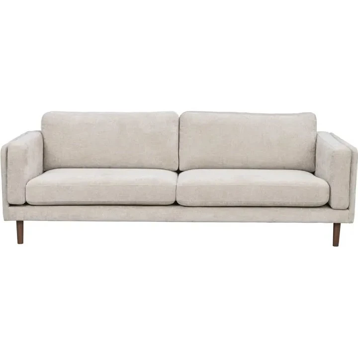 Rowico Home Braden 3-personers sofa - Lys beige / Brun eg