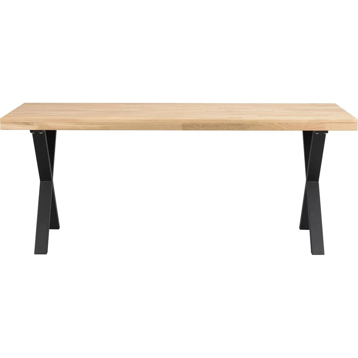 Rowico Home Brooklyn Spisebord i Eg med Sorte X-ben - 170x95 cm