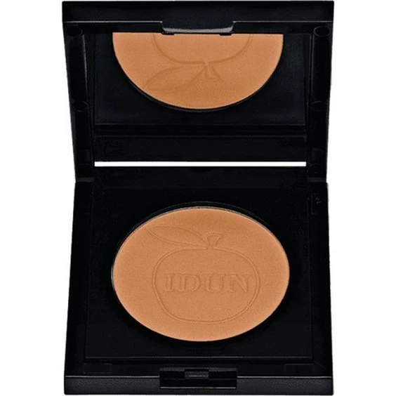 IDUN Minerals Pressed Powder Makalös - Light Brown, 3,5g