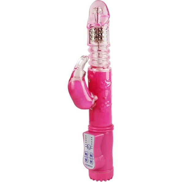 Pink Thrusting Rabbit Vibrator
