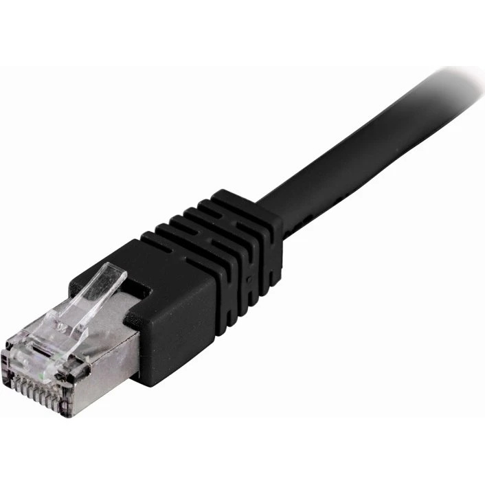 Deltaco STP-635S Cat6 Patchkabel - 35m - Sort