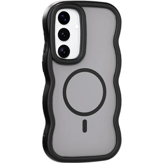 SKALO Skin Touch Wave Cover til Samsung Galaxy A37 5G - Sort