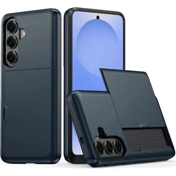 SKALO Armor Kortholder Cover til Samsung Galaxy A57 5G - Blå