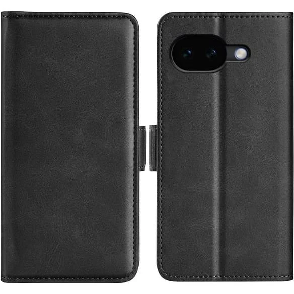SKALO Premium ID Flip Cover til Google Pixel 10a - Sort