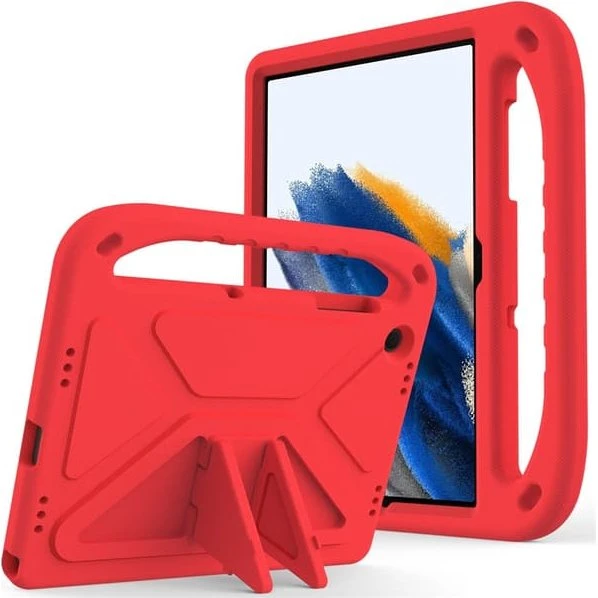 SKALO Samsung Galaxy Tab A11+ Børneskal med håndtag og stand - Rød